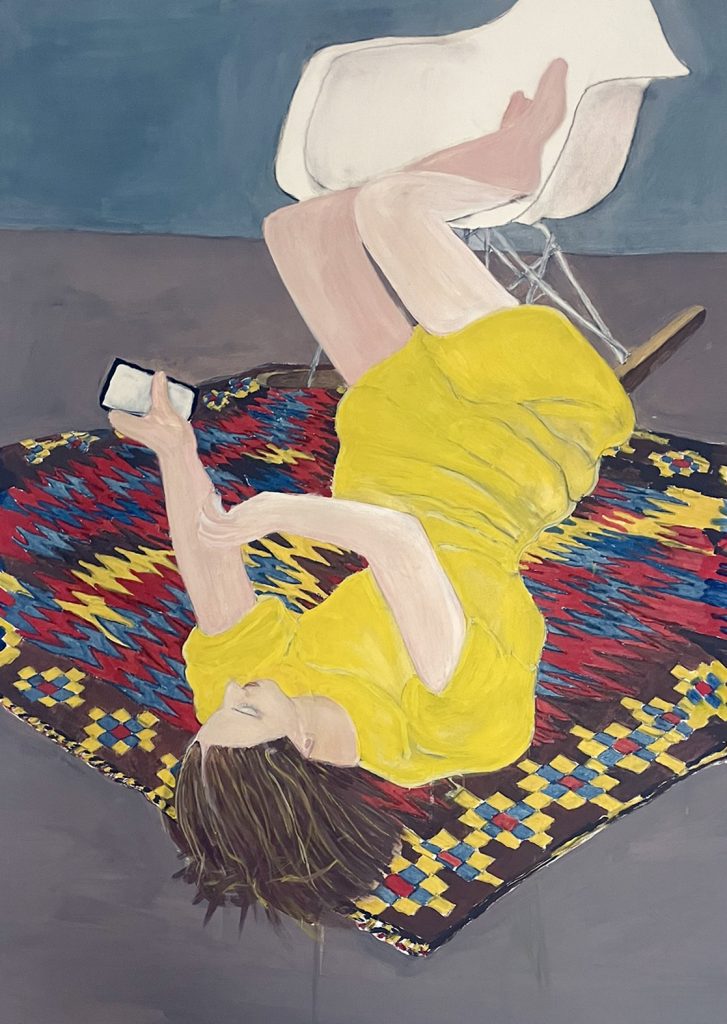 Carpets, Phones & … Rug Kelim Girl02 727x1024